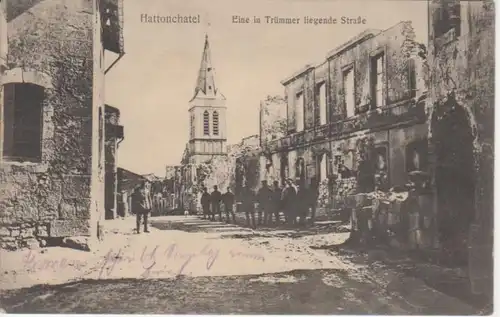 Hattonchatel Straßenpartie feldpgl1915 201.064