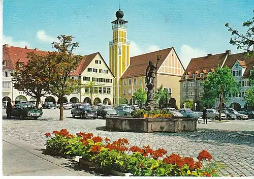 Freudenstadt Schwarzwald Marktplatz gl1972 C1245