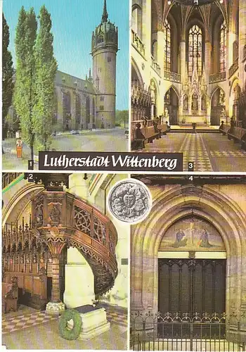 Lutherstadt Wittenberg Mehrbildkarte ngl C0705