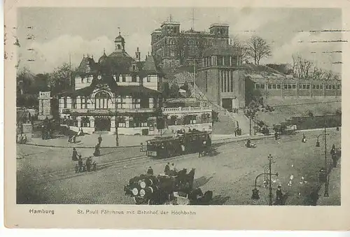 Hamburg St.Pauli Fährhaus Hochbahnbahnhof gl1921 C3430