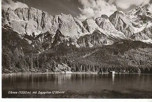 Eibsee bei Garmisch mit Zugspitze ngl C1318