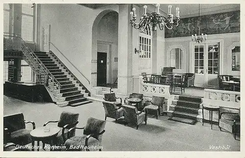 Bad Nauheim Deutsches Kurheim Vestibül gl1937 130.442