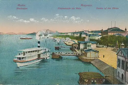 Mainz Partie am Rheinufer ngl 130.754