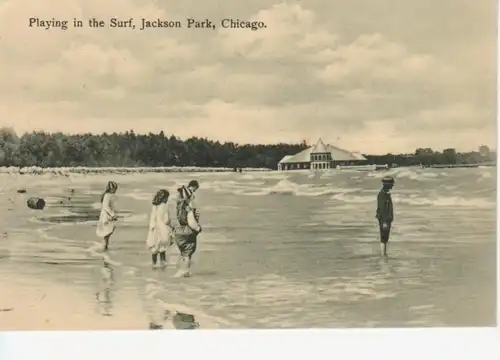 Chicago Jackson Park Playing in the Surf ngl 204.572