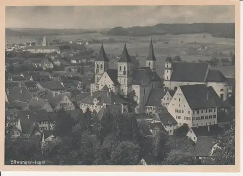 Ellwangen Stiftskirche Panorama ngl 204.942