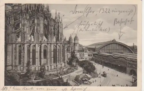 Köln Dom und Hauptbahnhof gl1913 201.878