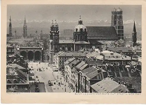 München von der Ludwigskirche ngl C0642