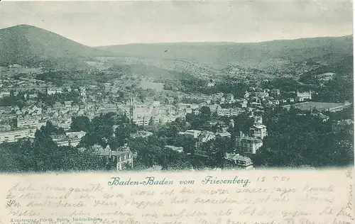 Baden-Baden vom Friesenberg gl1901 132.920