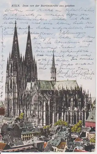 Köln Dom von der Martinskirche aus gl1928 202.001