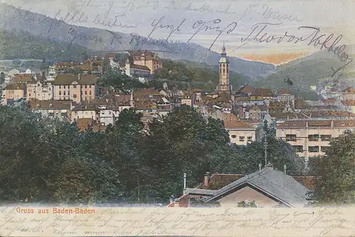 Baden-Baden Panorama gl1904 132.943