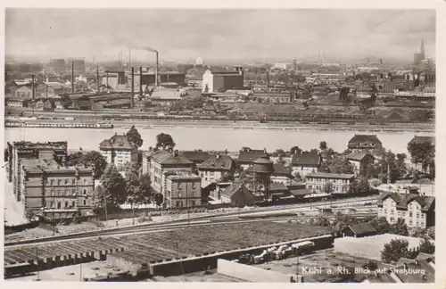 Kehl a.Rh. Blick auf Straßburg ngl 206.734