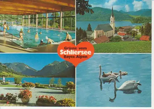 Schliersee Hallenbad Ortsansicht Promenade ngl 202.437