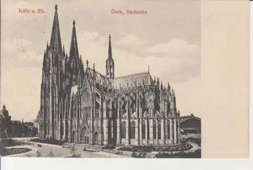 Köln Dom Südseite gl1907 201.988