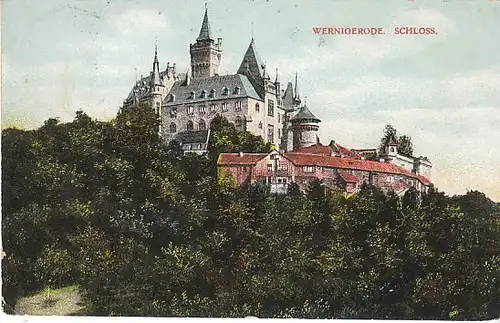 Wernigerode Schloss gl1908 C0840