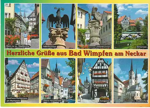 Bad Wimpfen/Neckar Mehrbildkarte ngl C0364