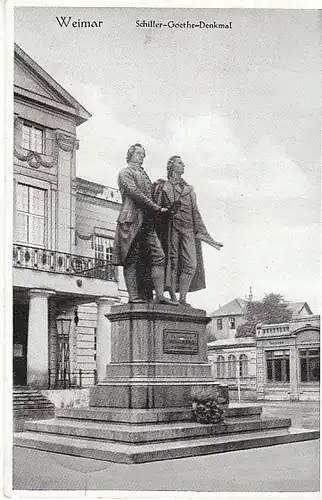 Weimar Schiller-Goethe-Denkmal gl1938 C0847