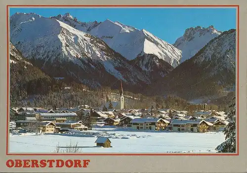 Oberstdorf im Allgäu Winterpanorama ngl 135.474