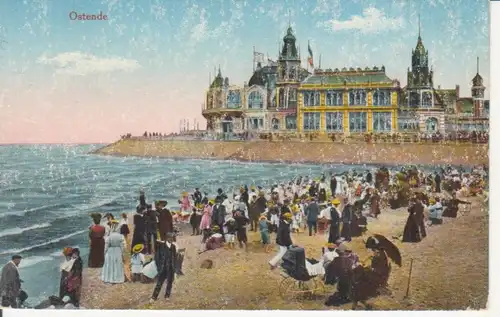Ostende Strandpartie feldpgl1918 203.999