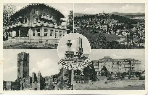 Königstein im Taunus Teilansichten gl1956 131.424