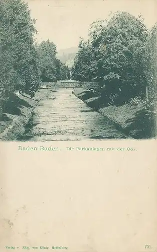 Baden-Baden Parkanlagen mit der Oos ngl 133.024