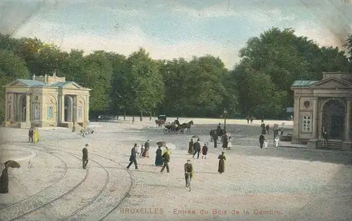 Bruxelles Entrée du Bois de la Cambre gl1915 136.448