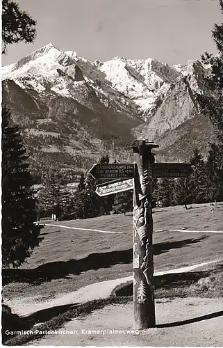 Garmisch-Partenkirchen Kramerplateauweg gl1959 C1042