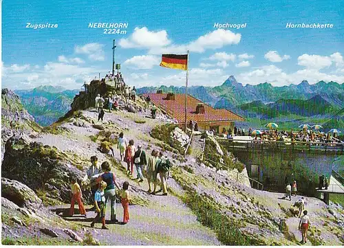 Nebelhorn-Gipfel bei Oberstdorf gl1979 C0198