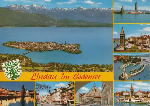 Lindau i.B. Teilansichten Panorama gl1973 135.033