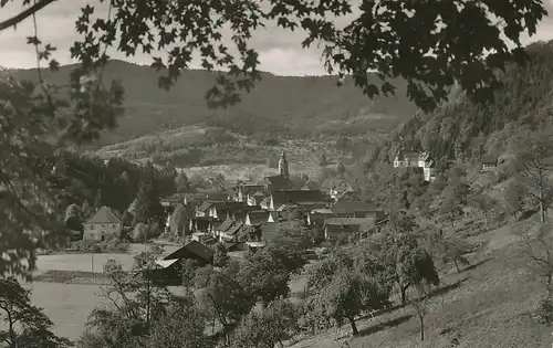 Oppenau im Schwarzwald Panorama gl1958 133.088