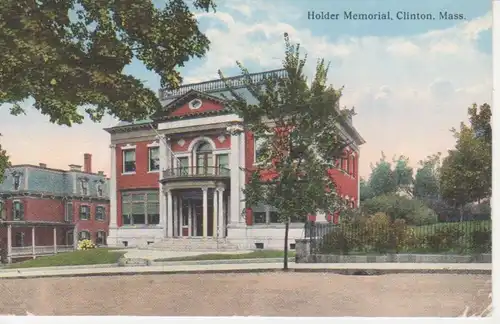 Clinton Mass. Holder Memorial gl1936 204.483