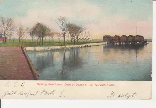 SO. Norwalk, Conn. Bathing Beach gl1909 204.251