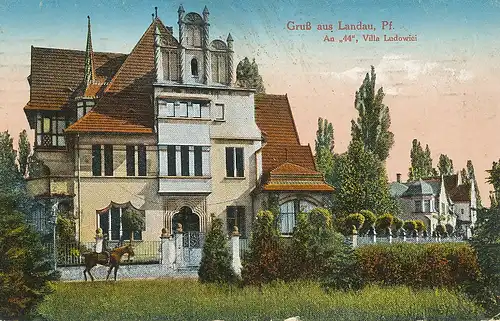 Landau/Pfalz Villa Ludowici feldpgl1916 131.556