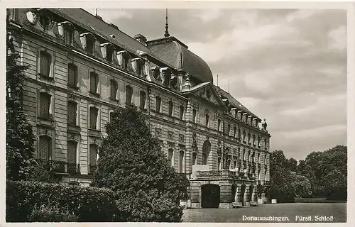 Donaueschingen Fürstliches Schloss gl1944 133.199