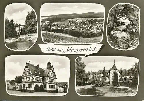 Mengerschied / Hunsrück Teilansichten ngl 130.952