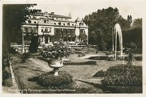 Frankfurt a.M. Palmengarten gl1930 132.293