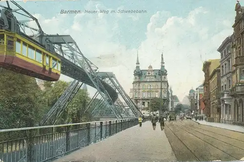 Wuppertal-Barmen Neuer Weg/Schwebebahn gl1911 132.498