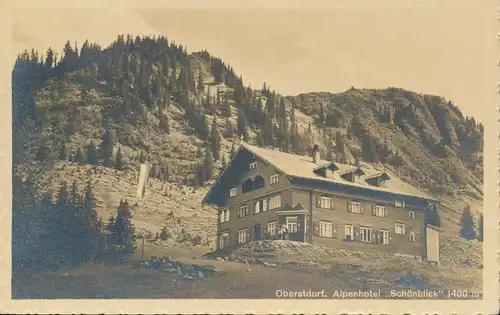 Oberstdorf Alpenhotel Schönblick gl1915 135.267