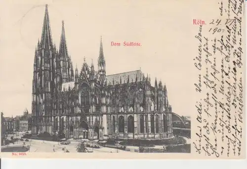 Köln Dom Südseite gl1902 201.961