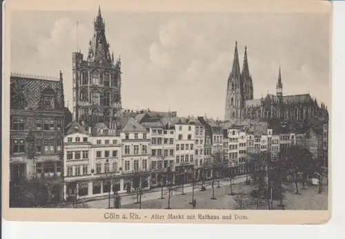 Köln Alter Markt Rathaus Dom ngl 201.971