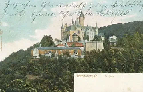 Schloss Wernigerode am Harz gl1912? 135.981