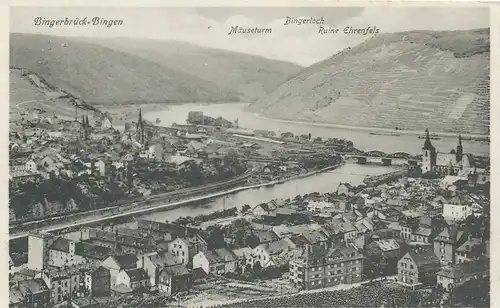 Bingen und Bingerbrück am Rhein Panorama ngl 130.939