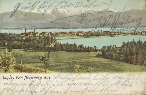 Lindau i.B. vom Hoierberg aus gesehen gl1903 135.121