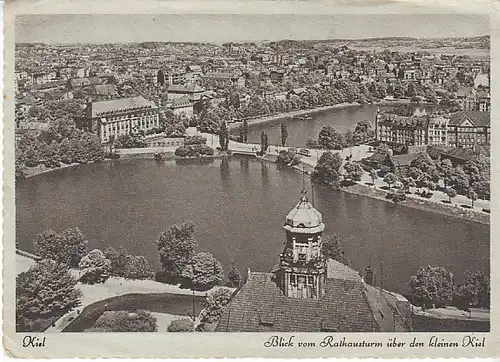 Kiel vom Rathausturm über den kleinen Kiel ngl C2541