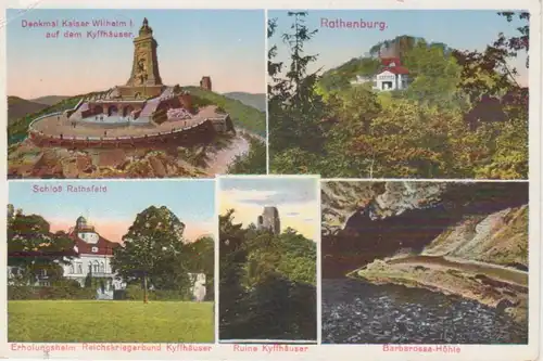 Kyffhäuser-Denkmal Rothenburg Schloss gl1935 95.856