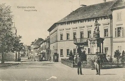 Germersheim Hauptstraße feldpgl1916 131.513