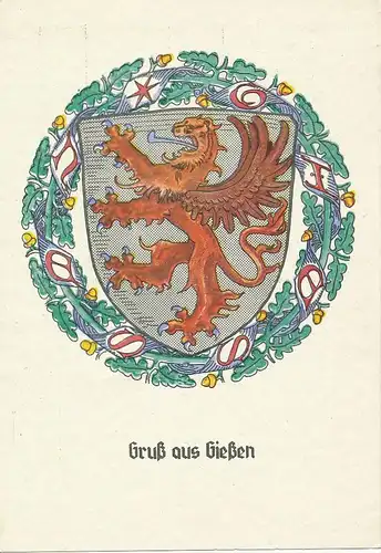 Gruß aus Gießen Wappen ngl 130.392