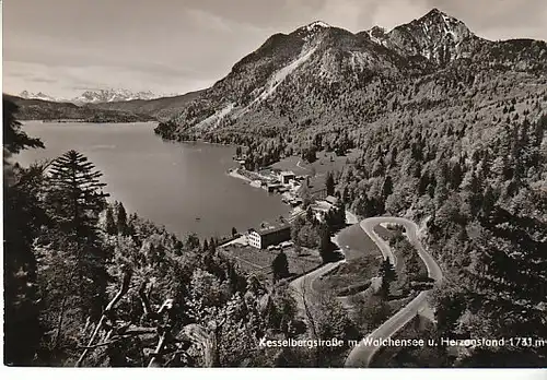 Kesselbergstraße m.Walchensee Herzogstand ngl C2630