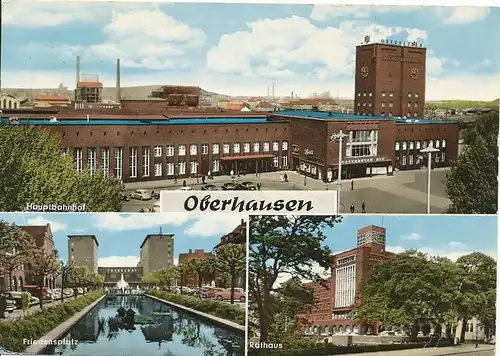 Oberhausen Hauptbahnhof Rathaus Platz gl1972 132.773