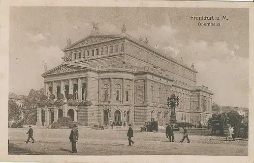 Frankfurt a.M. Opernhaus feldpgl1918 132.190