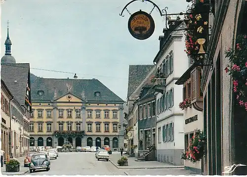 Gengenbach Schwarzwald Haupstr. Rathaus ngl C0627